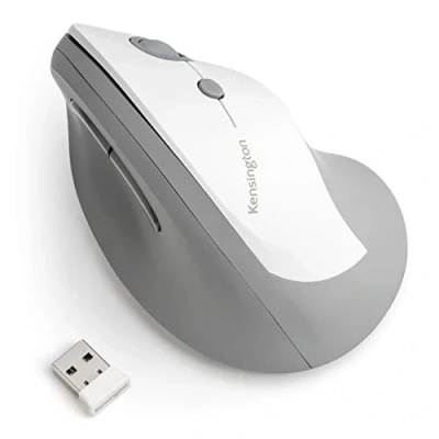 Image of Kensington Pro Fit Ergo Vertical Wireless Mouse Grey (K75520WW)