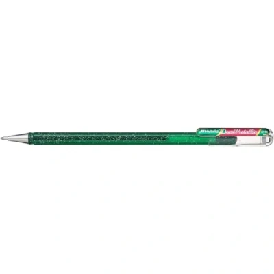 Image of Pentel Dual Metallic Gel Pen Green and Red Color: None