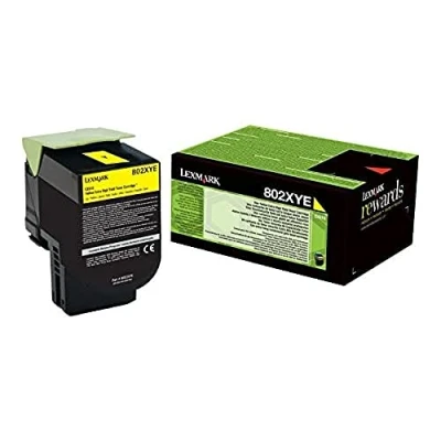 Image of Lexmark 802XY Toner Cartridge Return Program Extra High 80C2XY0