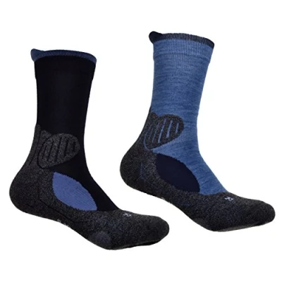 Image of 2 pairs of ladies walking socks Autumn Winter Boot