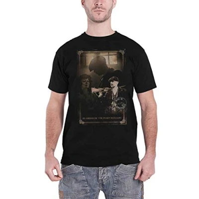Image of Official T Shirt Peaky Blinders Shelby Brothers &#039;Shotgun&#039; Black S