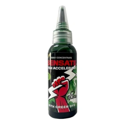 Image of Fjuka 50ml Green Sensate Fish Accelerant bait Dye Instant boost Colours + attracts fast