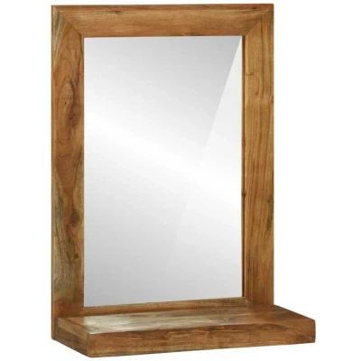 Image of vidaXL Bathroom Mirror 50x22x70 cm Solid Wood Acacia