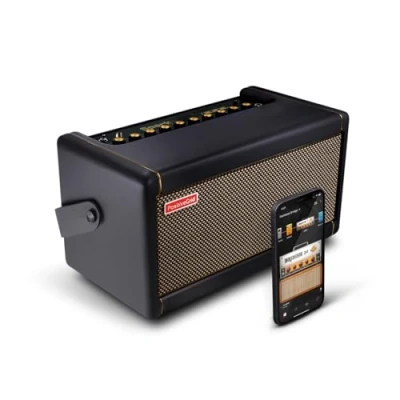 Image of Positive Grid Spark Guitar Amplifier, Electric, Bass and Acoustic 40 Watt Combo Amp, Mobile App (Spark Black)
