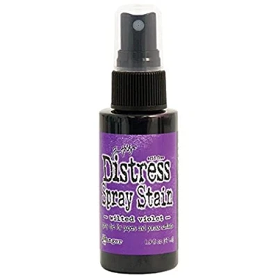 Image of Tim Holtz Ranger September Distress Stain Spray, Purple, Violet, Wilted 2oz