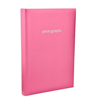 Image of Arpan Memo Slip in Photo Album 300 6 x 4&#039;&#039; Photos Organise Memories Choose Color (Pink)