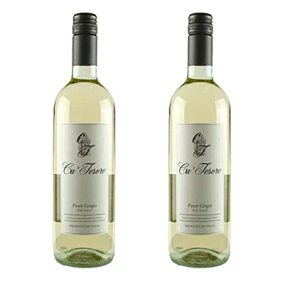 Image of Ca&#039; Tesore Pinot Grigio 75cl x 2 Bottles 12% ABV