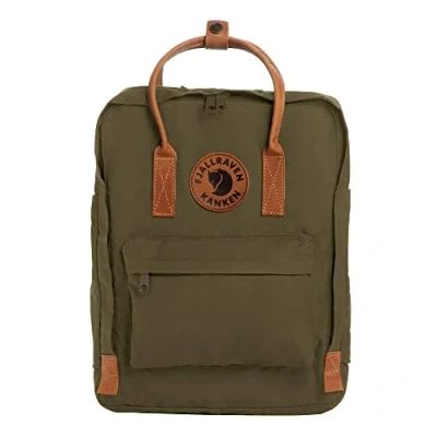 Image of Fjällräven Kånken Unisex Backpack No. 2, Green (Dark Olive), 31x41.2x5.8cm, 16 Litre, F23565 633