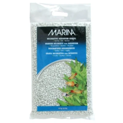 Image of Marina Decorative Aquarium Gravel White 10kg