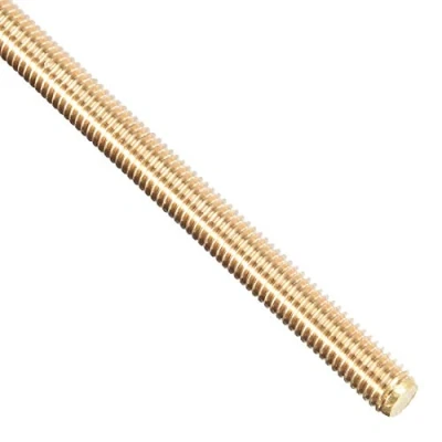 Image of M5 x 250mm Fully Threaded Brass Rod, Right Hand Thread