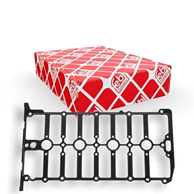 Image of 04E103483G, 04E103483H, 4E103483G, 4E103483H Rocker Cover Gasket FEBI BILSTEIN 107642 Steel, NBR (nitrile butadiene rubber) VOLKSWAGEN: Golf 7