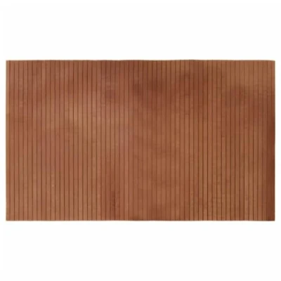 Image of vidaXL Rectangular Bamboo Rug 60x100cm Modern, Durable, Water Resistant, Easy Clean Runner with Anti Slip Backing for Living Room, Hallway