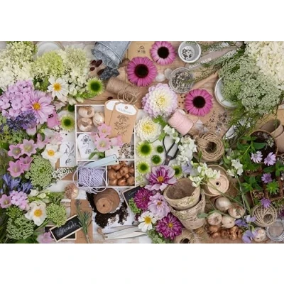Image of Ravensburger 12000620 Colorful Floral Love 1000 pieces jigsaw Puzzle for adults and kids age 14 years up, flower