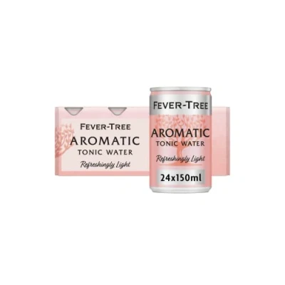 Image of Fever Tree Refreshingly Light Aromatic Tonic Water 8 x 150ml (Pack of 3, Total 24 cans)