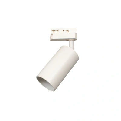 Image of Accentplus Spotlight GU10 Adjustable LED Single Circuit Track Mounted White Integral