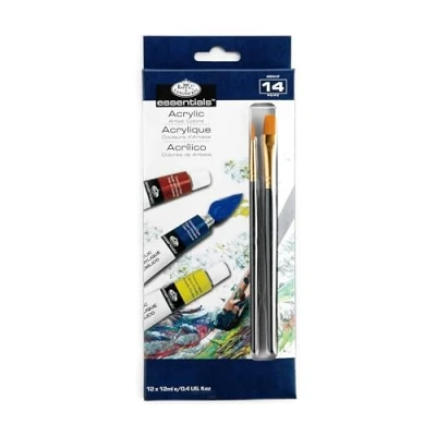 Image of Royal and Langnickel 12 Colour Acrylic Tubes