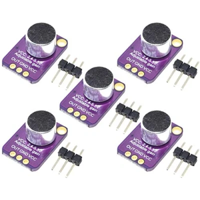 Image of 5pcs GY MAX4466 Electret Microphone Amplifier Adjustable Gain Module