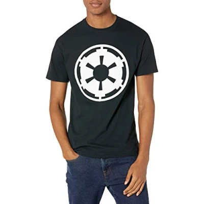 Image of STAR WARS Men&#039;s Empire Emblem T Shirt, Black, Large