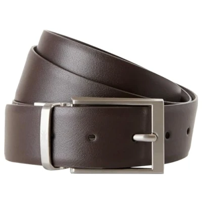 Image of United Colors of Benetton Men&#039;s 6heeul00i Belt, Black 8c0, L (Pack 2)