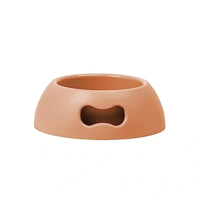Image of United Pets Pappy Medium Dog Bowl, EcoFriendly, Italian Design, Made in Italy, Orange, Bowl for Dogs, Capacity 1100ml (39 oz)