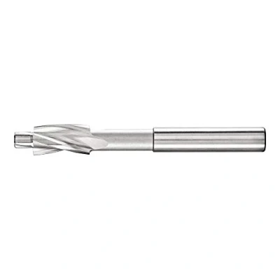 Image of PFERD HSS Flat Countersink with Guide pins, Diameter 10.0 mm, Shaft 8 DIN 373, fine, 25203102 for Through Holes.