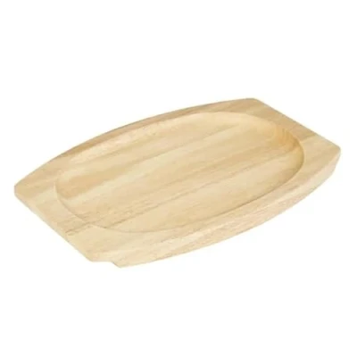Image of Olympia Hevea Board for Cast Iron Oval Sizzler 335x205mm GJ557