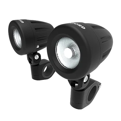 Image of Oxford Auxiliary Lights for Adventure Motorcycles COB LED. Additional Motorbike Headlights. 2300 Lumens.