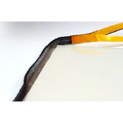 Image of All Stoves Black Glass Replacement 25mm x 2m Self Adhesive Ladder Flat Tape