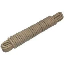Image of PCP 10 METRE COTTON ROPE PULLEY CLOTHES LINE TRADITIONAL WASHING 4MM NEW