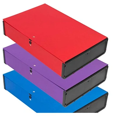 Image of Very Strong Premium Quality Linen Box Files A4 Foolscap (Assorted)