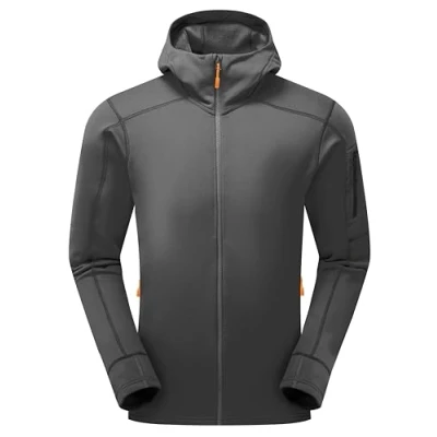 Image of Rab Men&#039;s Modulus Hoody Warm Fleece Jacket for Trekking &amp; Climbing Graphene Large