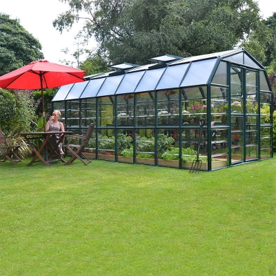 Image of 8&#039;x16&#039; Palram Canopia Rion Grand Gardener Large Polycarbonate Greenhouse (2.4x4.8m)