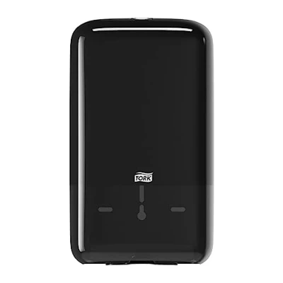 Image of Tork Folded Toilet Paper Wall Mounted Dispenser Black T3, Compact, Elevation Range, 556008