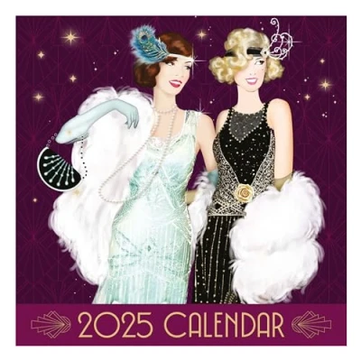 Image of Claire Coxon Art Deco 2025 Square Wall Calendar