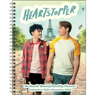 Image of Heartstopper 16 Month 2024 2025 Weekly/Monthly Planner Calendar with Bonus Stickers