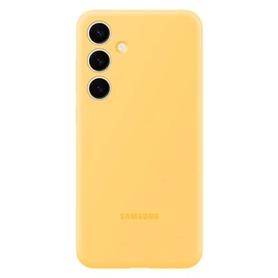 Image of Samsung Silicone Back Cover Yellow Galaxy S24+