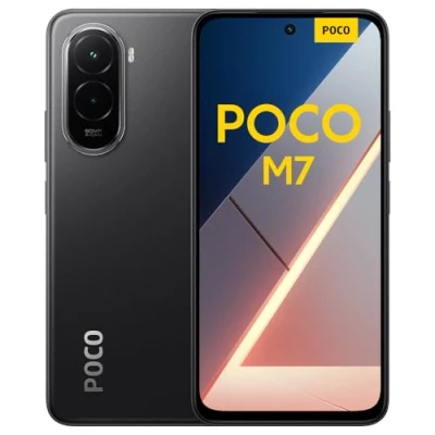 Image of XIAOMI POCO M7, Smartphone 6+128GB, 6.9&quot; FHD+ 144Hz Display, Snapdragon 685, 50MP AI dual camera, 7000mAh, Black, Charger Not Included