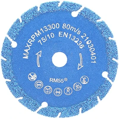 Image of PRODIAMANT 75 mm Multicut Diamond Cutting Disc for Battery Angle Grinder 76 Akkuflex Titanite Segment Cuts All Construction Materials