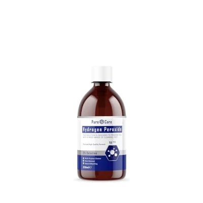 Image of PureCare Hydrogen Peroxide 3% 250ml, 10 Vols, Clear