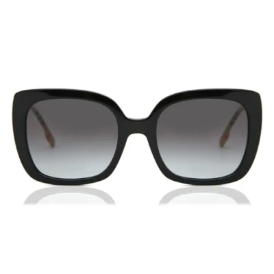 Image of Sunglasses Burberry Be4323 caroll col. 38538g Woman Square Black