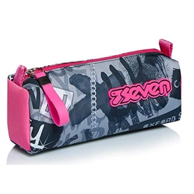 Image of Seven Pencil case Pen bag, multicolor, Box for Stationery, Pouch Teen Girls and Boys, Perfect School Supplies, pink, KEEP FLAG
