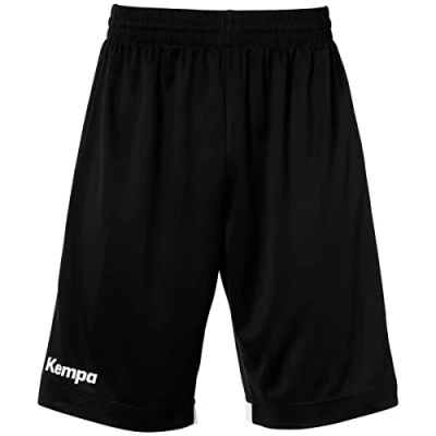 Image of Kempa Shorts Brand Model Player Long Black White