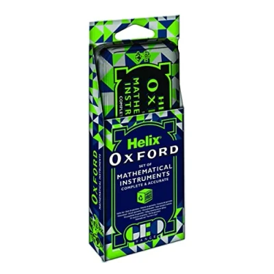 Image of Helix Oxford Geo Maths Set Green