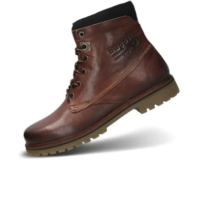 Image of bugatti Men&#039;s 321 aoq30 Boots Cold Lining, Brown, 8 UK