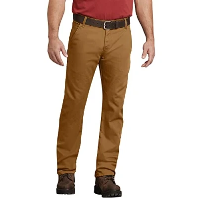 Image of Dickies Men&#039;s Tough Max Carpenter Pant, Stonewashed Brown Duck, 38W / 34L