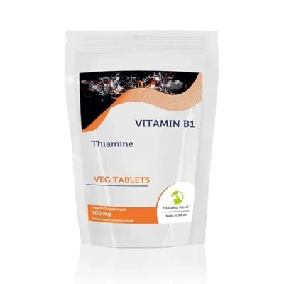 Image of Vitamin B1 THIAMINE 100mg 250 Veg Tablets
