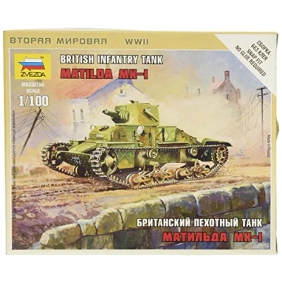 Image of Zvezda 6191 British Light Tank &#039;Matilda Mk I&#039;
