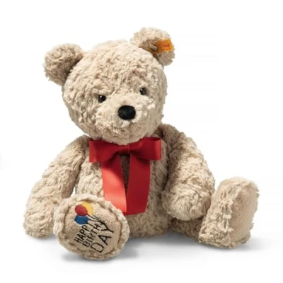 Image of Steiff 114069 Jimmy Teddy bear 35 beige Birthday