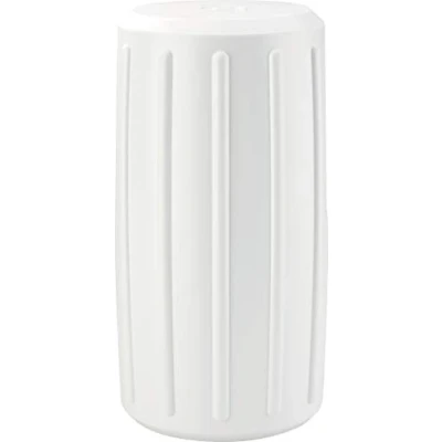 Image of Attwood 93534 1 Softside UV Resistant Marine 15 Inch Round Corner Dock Fender, White
