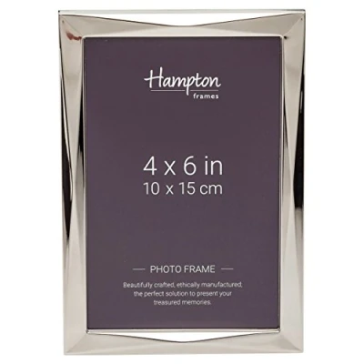 Image of Hampton Frames Photo Frame, Silver, 4x6 (10x15cm)